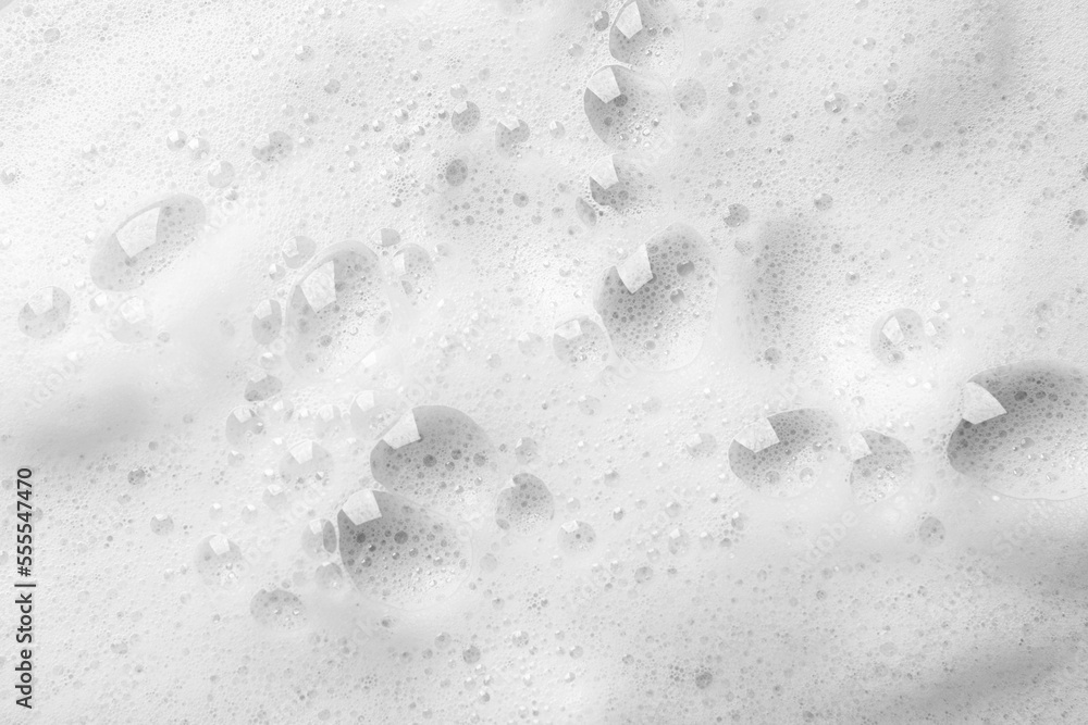 Fluffy soap foam as background, top view Fluffy soap foam as background, top view