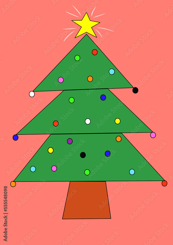 Fototapeta premium A more diverse Christmas tree