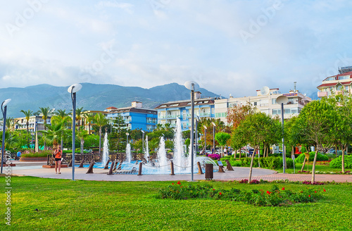 The tourist park in Alanya, Turkey photo