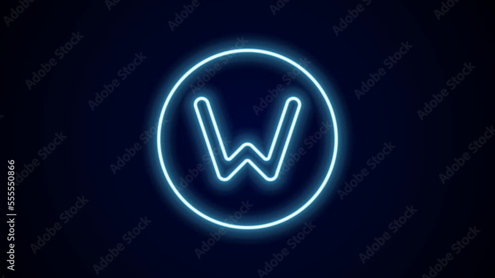 Glowing neon line Compass north icon isolated on black background. Windrose navigation symbol. Wind rose sign. 4K Video motion graphic animation Glowing neon line Compass north icon isolated on black background. Windrose navigation symbol. Wind rose sign. 4K Video motion graphic animation