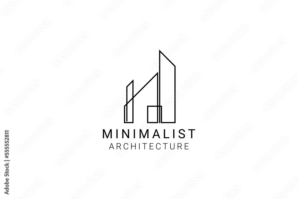 Minimalist Architecture Logo Design Template