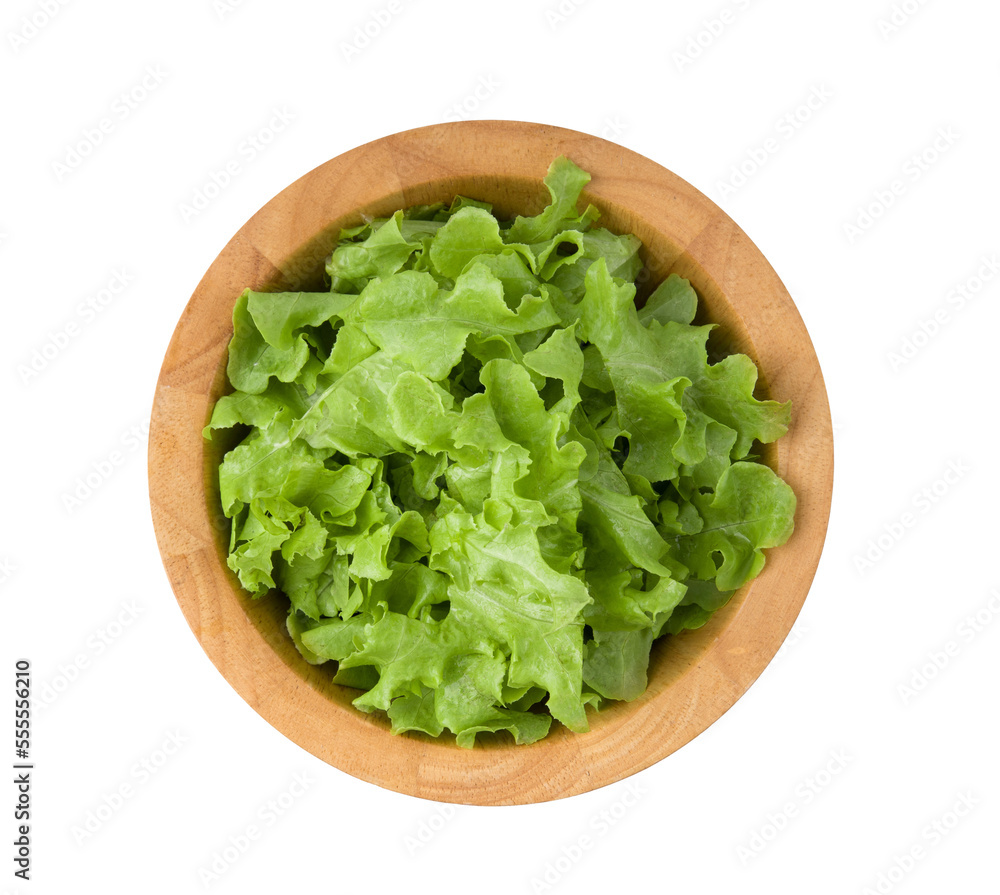 lettuce leaf in wood bowl isolated on transparent png lettuce leaf in wood bowl isolated on transparent png