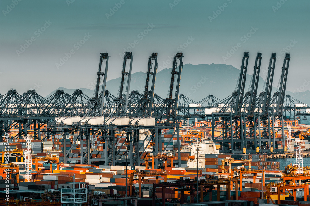 Photography Container terminal