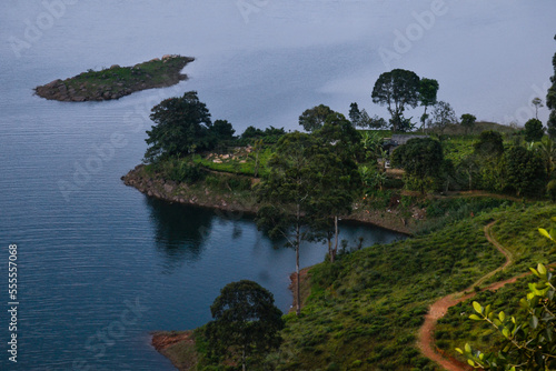 View of Maussakelle Reservoir from Gartmore estate