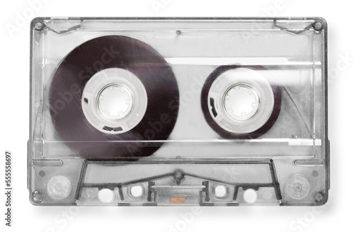 Old retro audio cassette tape 1980s