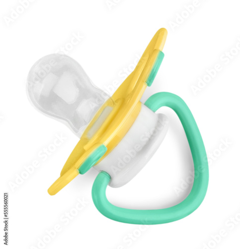 Foto Plastic baby pacifier or soother