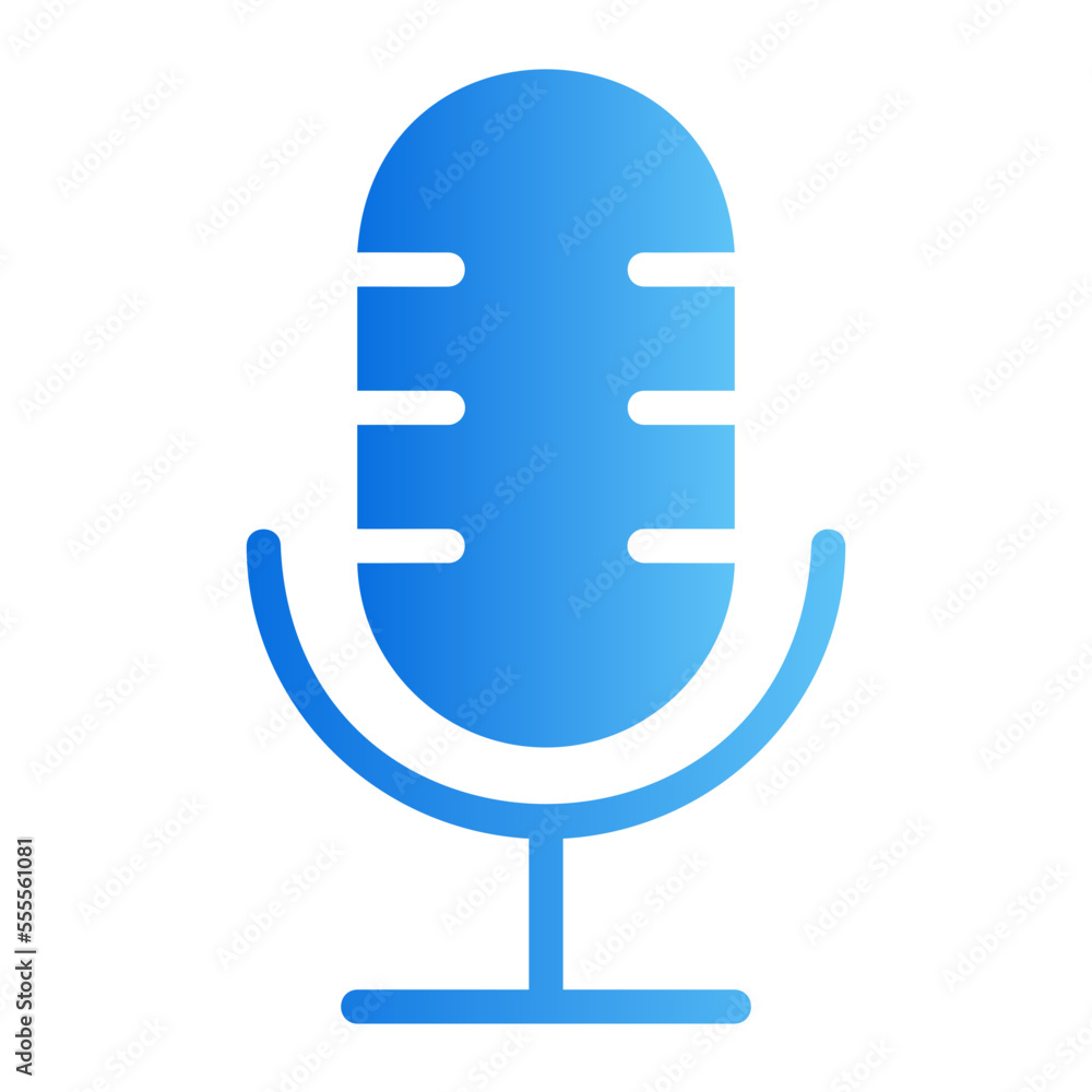 microphone gradient icon microphone gradient icon