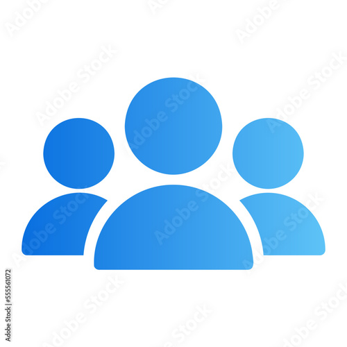 group gradient icon