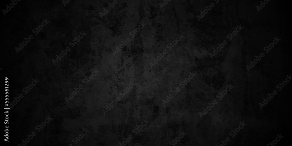 Black texture chalk board and black board background. stone concrete texture grunge backdrop background anthracite panorama. Panorama dark grey black slate background or texture