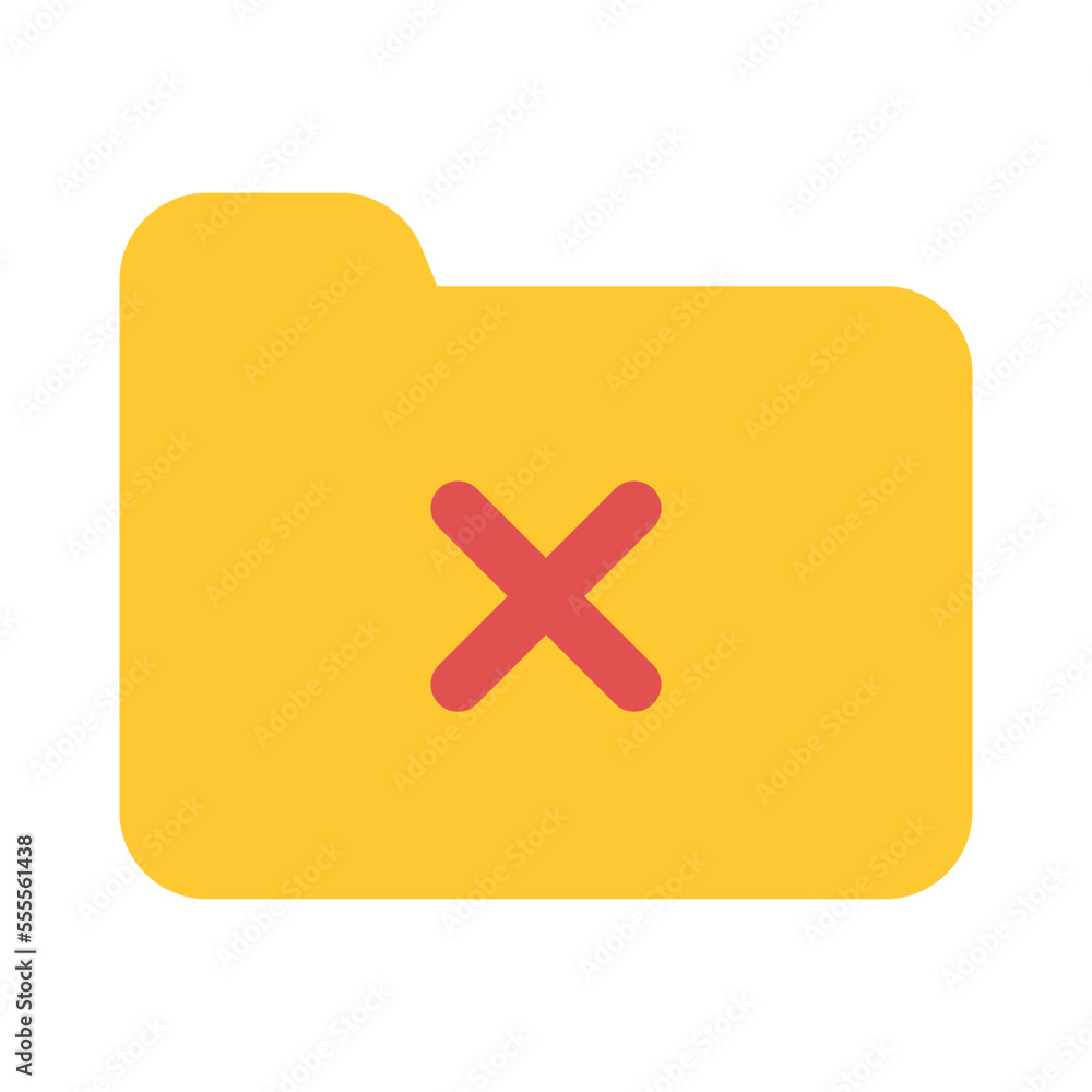 Fototapeta premium Folder Icon Flat Style