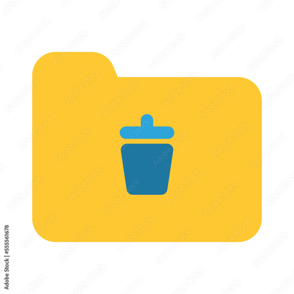 Fototapeta premium Folder Icon Flat Style