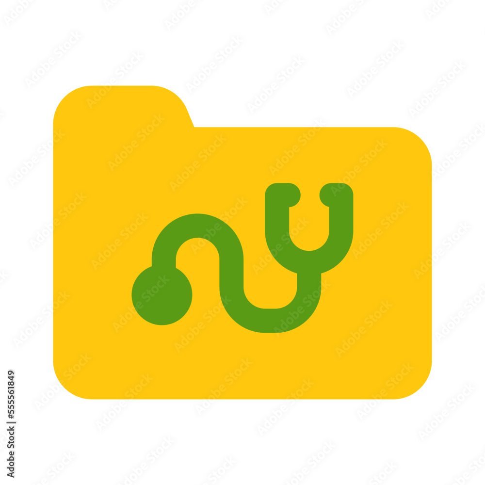 Fototapeta premium Folder Icon Flat Style