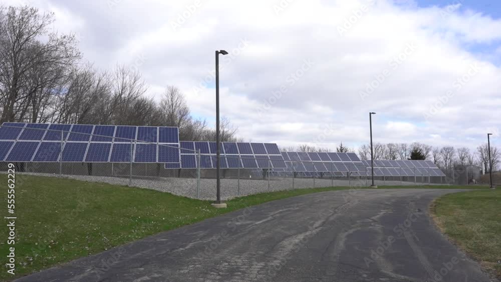 A closer view of the solar panels A closer view of the solar panels