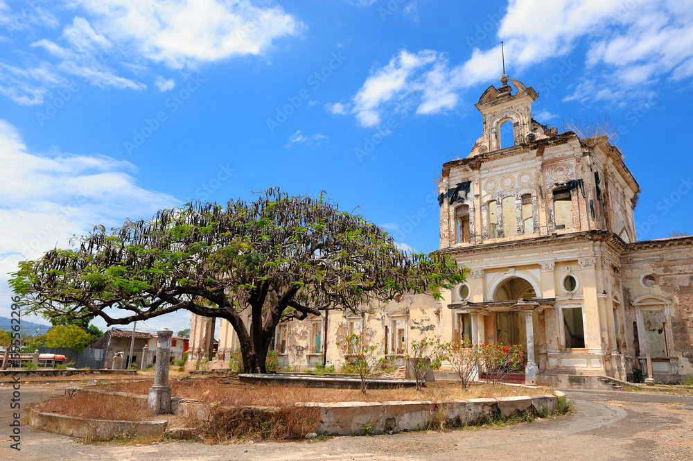 Hospital San Juan de Dios in Granada, Nicaragua. The construction began 1886, it was opened 1888 and closed 1998