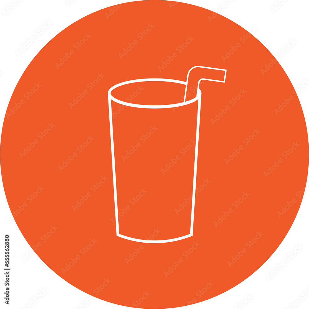 The cafe icon for menu or hot drink and food concept The cafe icon for menu or hot drink and food concept