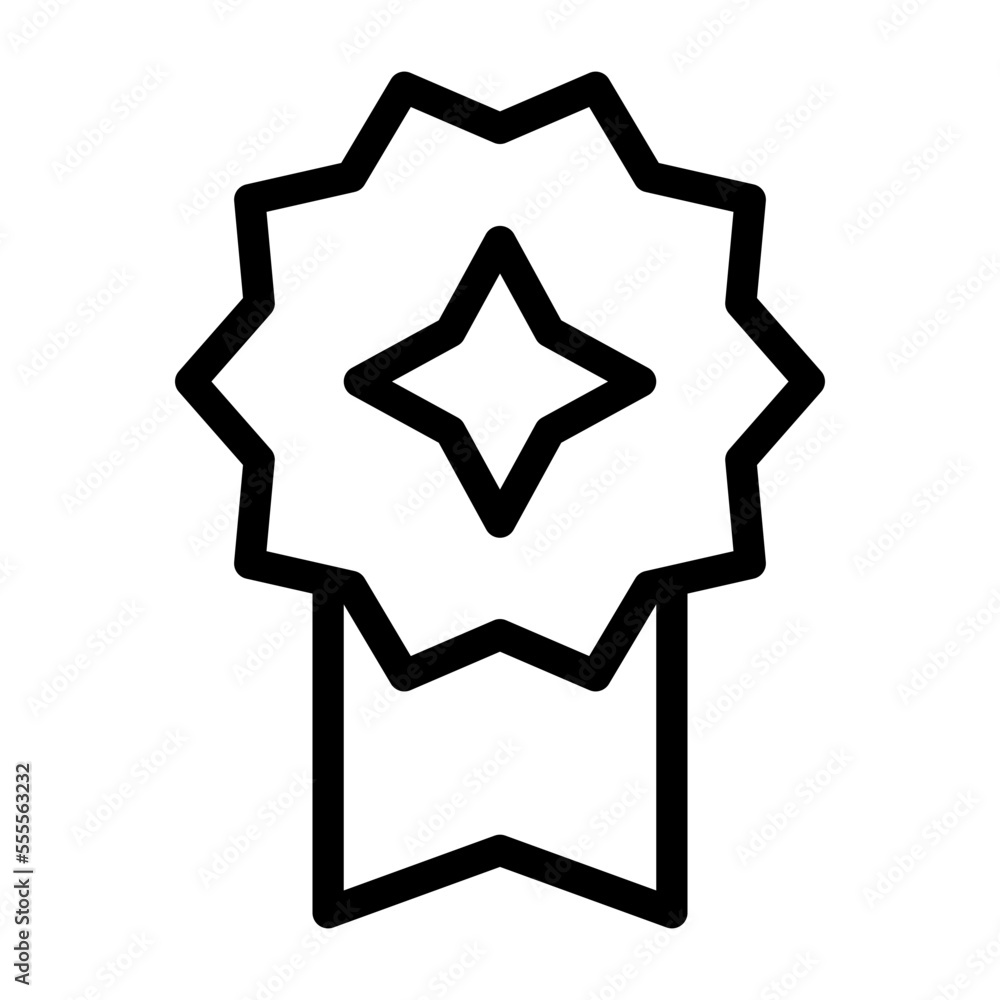 Medal Icon Line Style Medal Icon Line Style