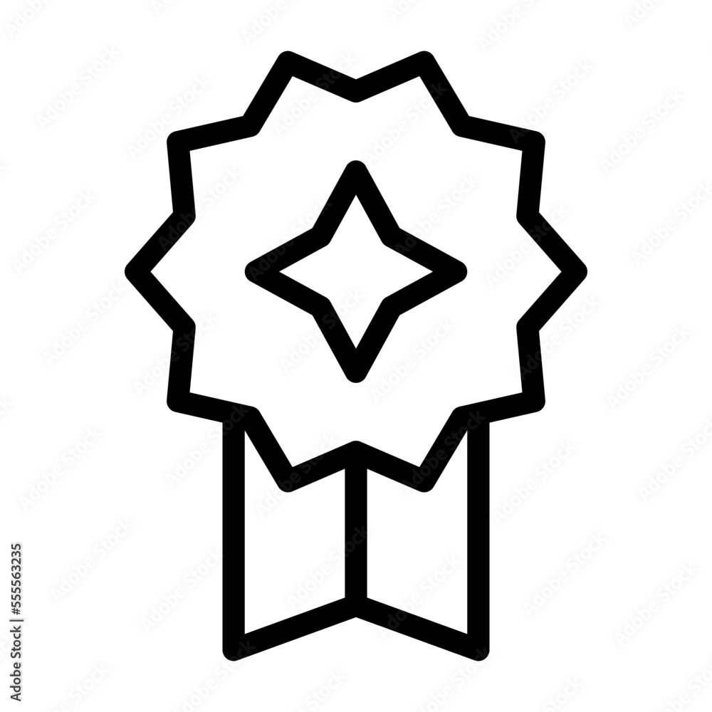 Medal Icon Line Style Medal Icon Line Style