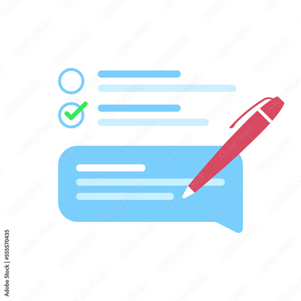 Take survey and feedback concept illustration flat design vector eps10. modern graphic element for landing page, empty state ui, infographic, icon Take survey and feedback concept illustration flat design vector eps10. modern graphic element for landing page, empty state ui, infographic, icon