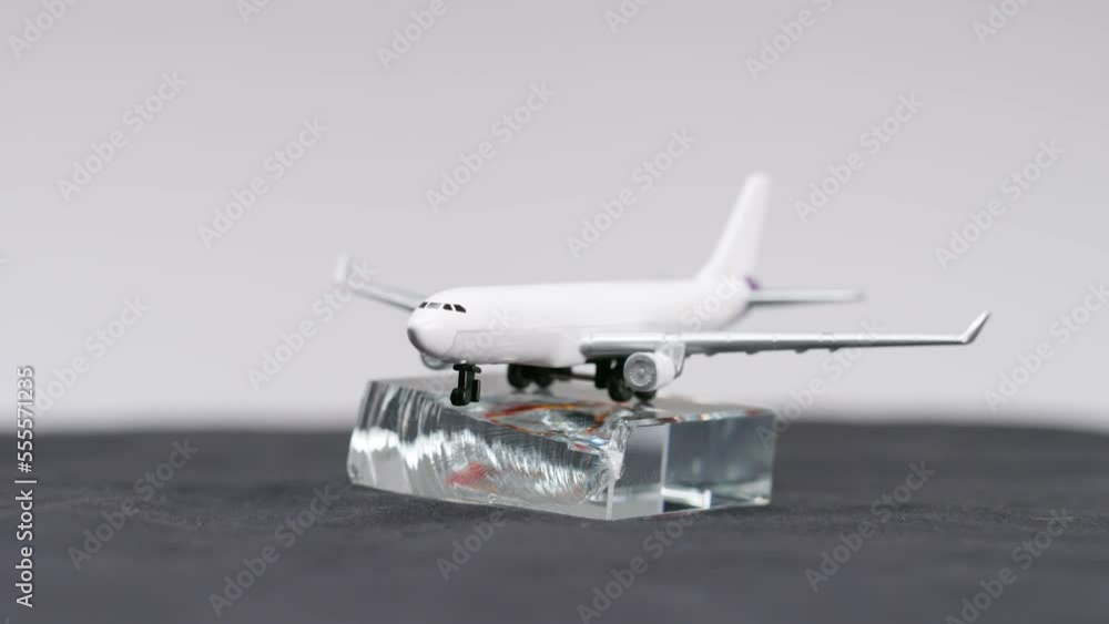 airplane model wide shot white air plane airplane model wide shot white air plane