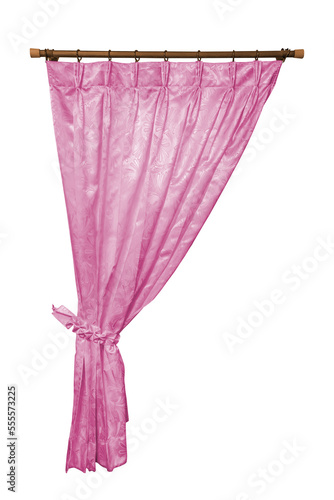 Pastel Pink Curtain.