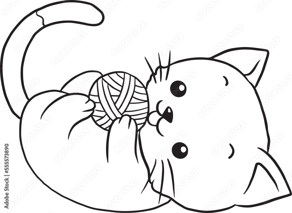 Cute Anime Cat Girl Coloring Pages - Get Coloring Pages