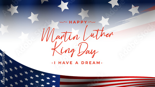 Martin Luther king day themed design, perfect for posters, backgrounds, social media posts etc