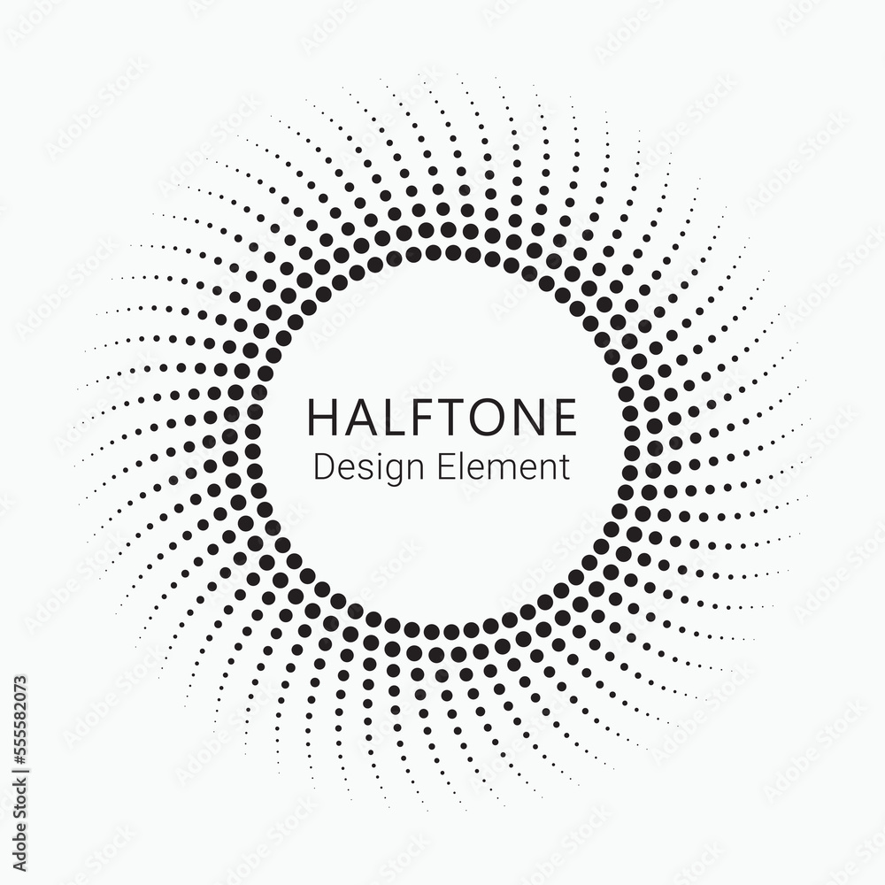 Circle halftone spiral backdrop. Dotted abstract concentric circle. spiral, swirl, twirl element. Design element for multipurpose use. Circle halftone spiral backdrop. Dotted abstract concentric circle. spiral, swirl, twirl element. Design element for multipurpose use.