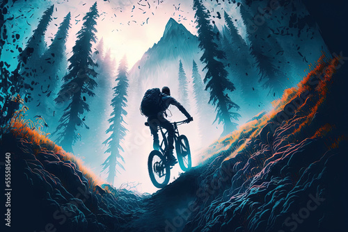 a healthy lifestyle and mountain biking. Generative AI