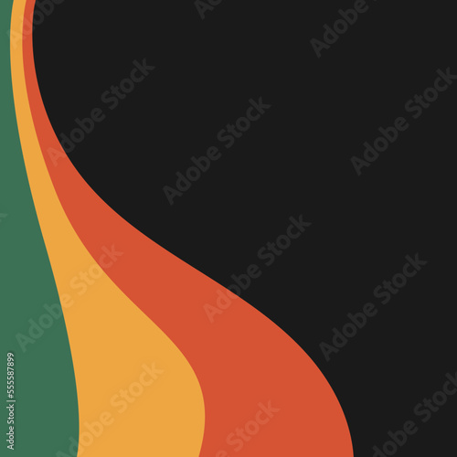 black history month empty background copy space area