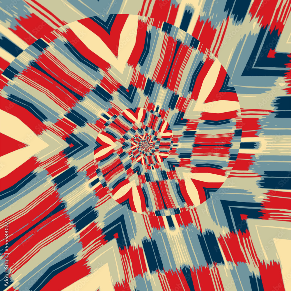 Fototapeta premium Abstract spiral background. Vector illustration