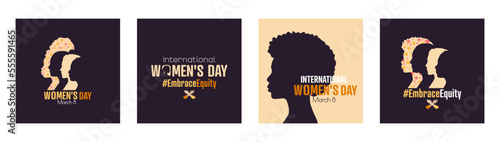 International Women's Day card set. #EmbraceEquity