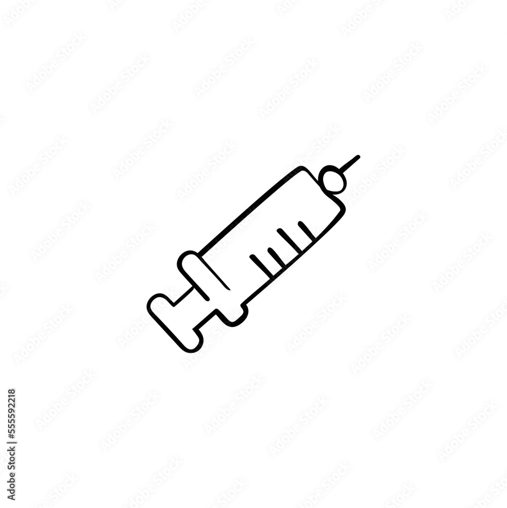 Injection Line Style Icon Design Injection Line Style Icon Design
