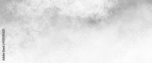Monochrome black and white ink effect water color illustration, abstract grunge grey shades watercolor background, Old cement wall painted white texture. Panorama of vintage Background and texture.
