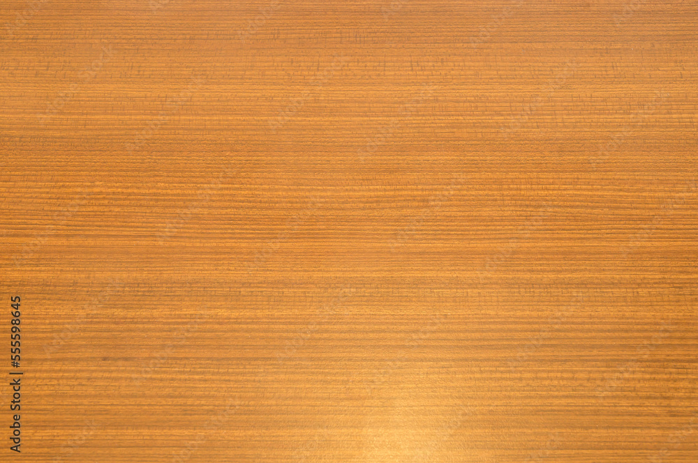 Naklejka premium Old brown wooden background with stripes taken with automatic center selective focus used as background texture, Flat llaying photo