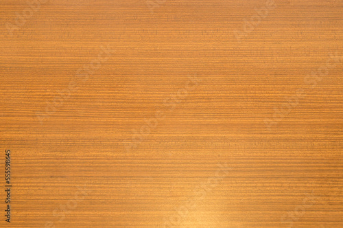 Old brown wooden background with stripes taken with automatic center selective focus used as background texture, Flat llaying photo