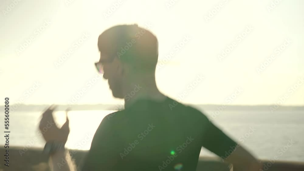 Triathlete preparing for jogging, sprinting and stamina exercises Triathlete preparing for jogging, sprinting and stamina exercises