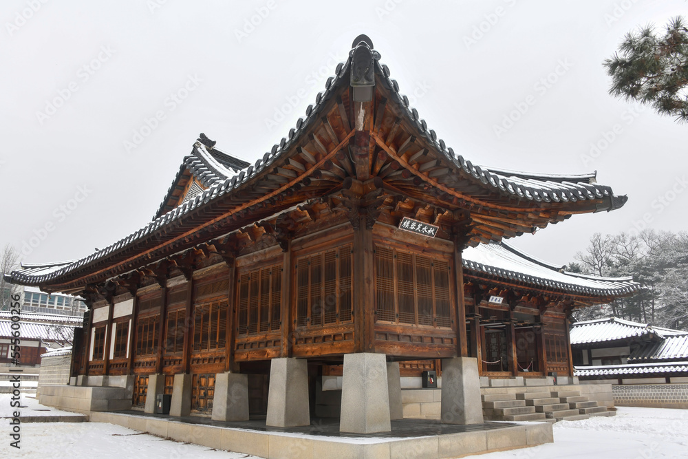 서울, 경복궁의 겨울