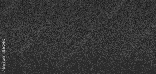 Black grain noise asphalt road texture background vector or grey metal pavement dust rough material pattern graphic illustration, stone grainy floor gray surface banner canvas old effect image clipart
