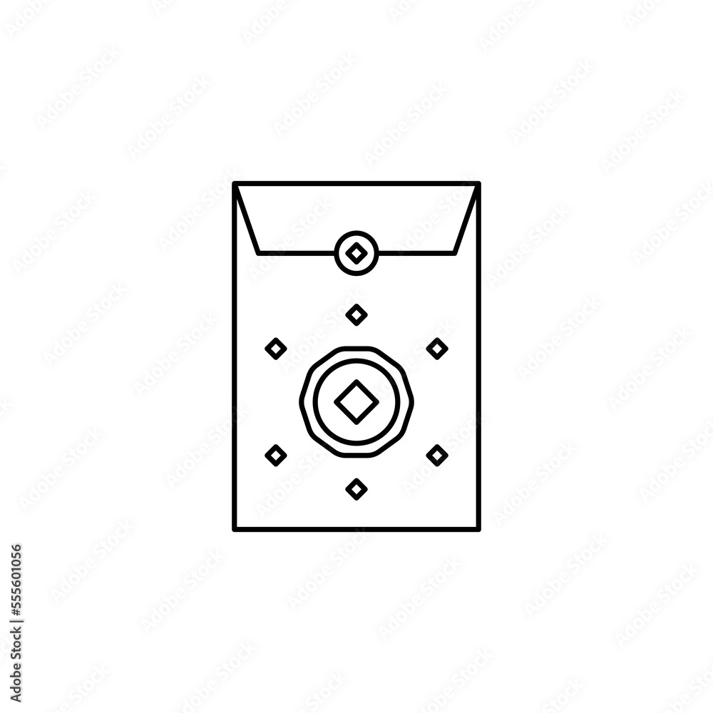 the envelope icon is suitable for your web, apk or project with a chinese new year theme the envelope icon is suitable for your web, apk or project with a chinese new year theme