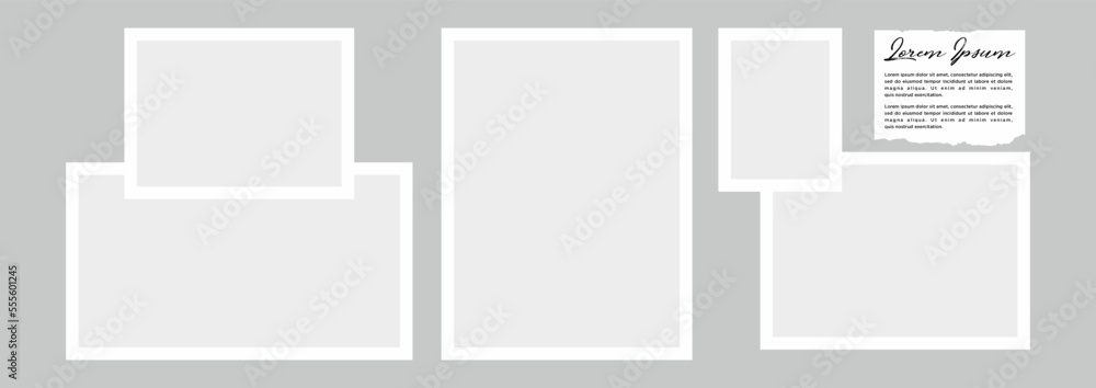 Pictures or photos frame collage. comics page grid layout abstract photo frames and digital photo wall template Pictures or photos frame collage. comics page grid layout abstract photo frames and digital photo wall template