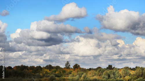 Autumn landscape view