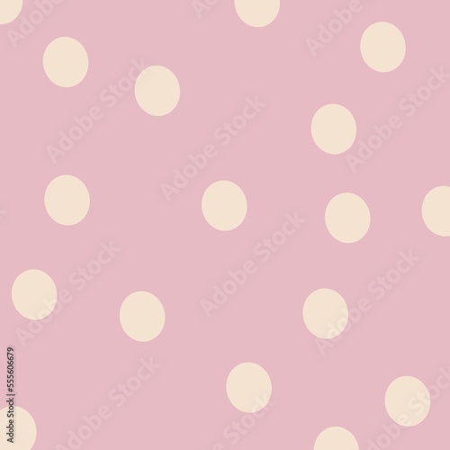 pattern design of pink cloth dot pattern