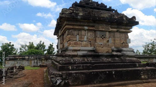 Wallpaper Mural Ancient ruins in rural asia left untouched in green landscape and blue sky Torontodigital.ca