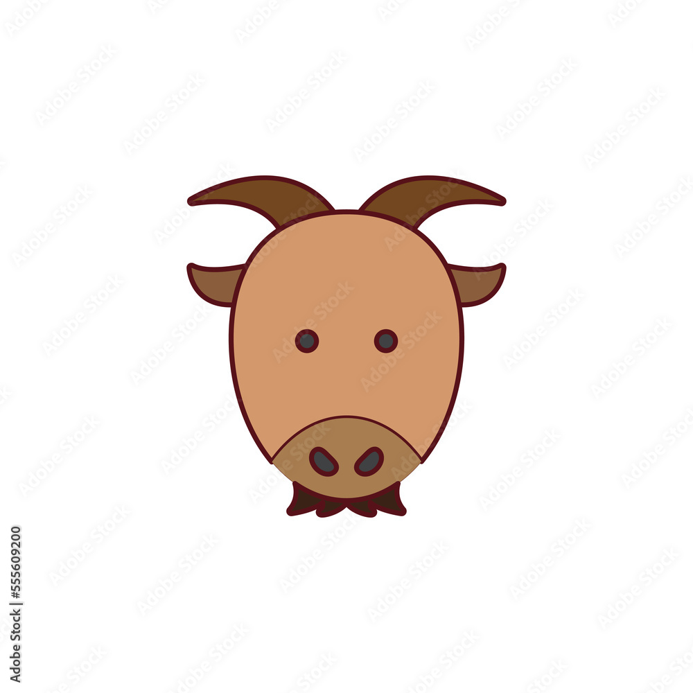 The Goat theme icon is suitable for web, apk or additional ornaments for your projects about Chinese New Year