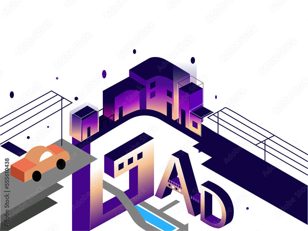 Fototapeta premium city background one