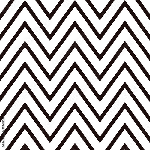 Chevron seamless pattern, black and white, can be used in decorative designs. fashion clothes Bedding sets, curtains, tablecloths, notebooks, gift wrapping paper