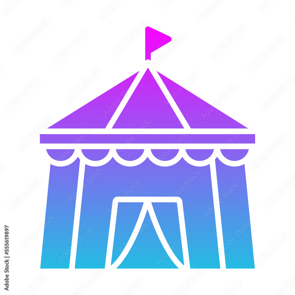 Circus Tent Icon Circus Tent Icon