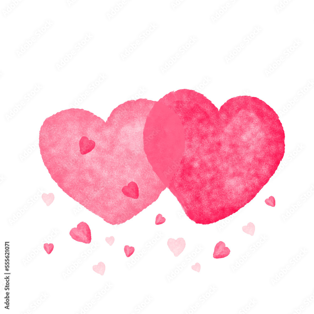 Heart Shapes. Valentines Day. Valentine symbol.