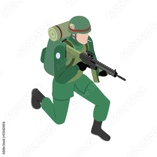 Infantryman Army Soldier Composition