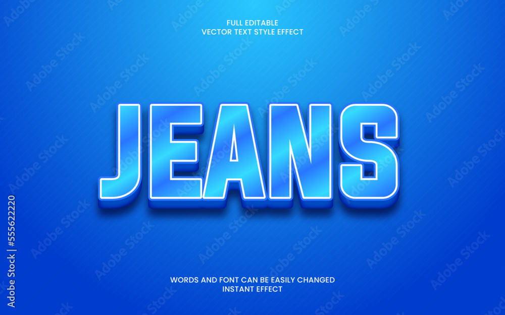 Jeans Text Effect